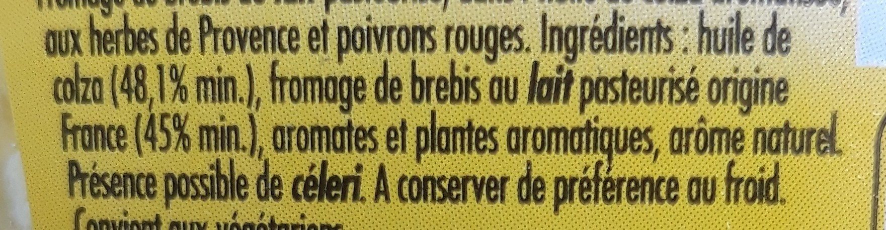 Salakis Herbes de Provence - Ingrédients