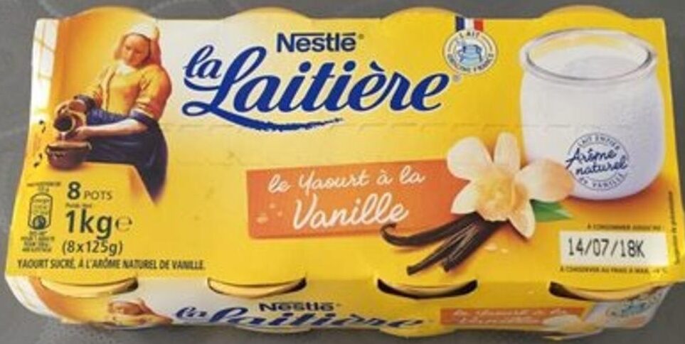 Le yaourt à la vanille - Produit