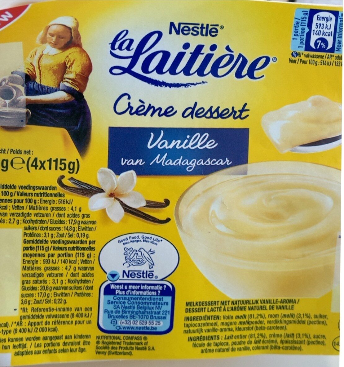 Creme dessert vanille - Produit