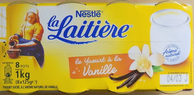 La Laitière - Le yaourt à la vanille - Produit