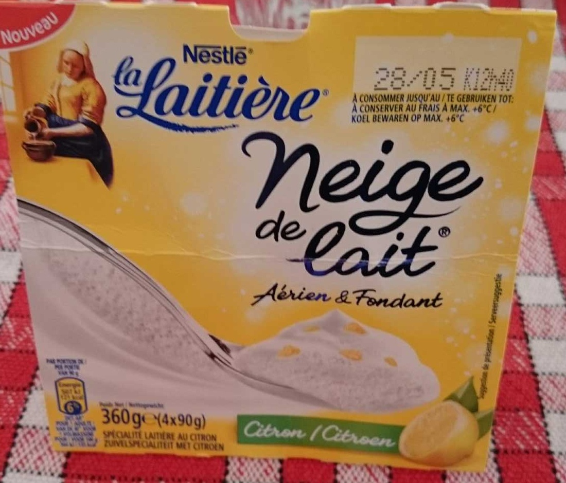 Neige de Lait Citron - Product - fr