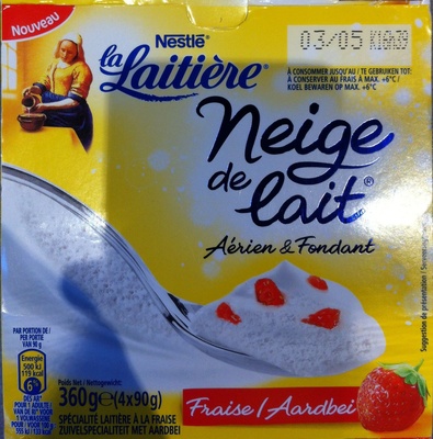 Neige de lait, Fraise (4 Pots) - Prodotto - fr
