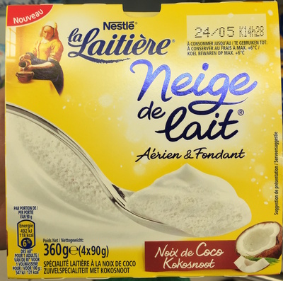 Neige de lait, Noix de Coco (4 Pots) - Prodotto - fr