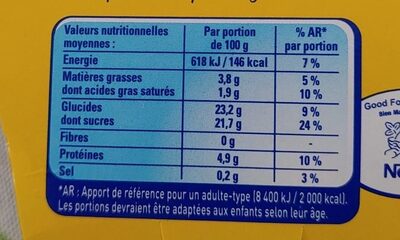 L'Ile Flottante aux éclats de caramel - Nutrition facts - fr