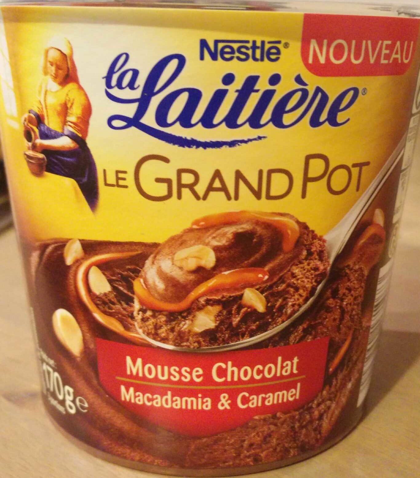 Le Grand Pot Mousse Chocolat, Macadamia & Caramel - Product - fr