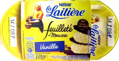 Feuilleté de Mousse Vanille (4 Pots) - Product - fr