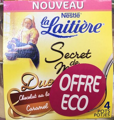 Secret de mousse au chocolat caramel la laitiere - Product - fr
