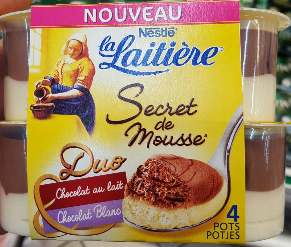 Secret de Mousse Duo Chocolat au Lait Chocolat Blanc - Product - fr