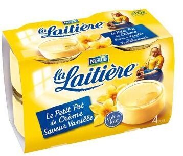 Petit pot de crème saveur vanille - Producto - fr