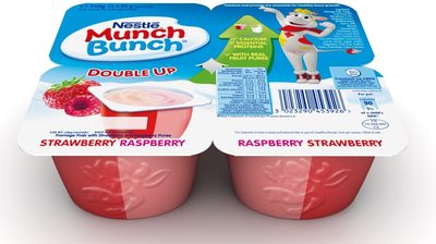 Munch Bunch Double Up Raspberry & Strawberry - Produit - en