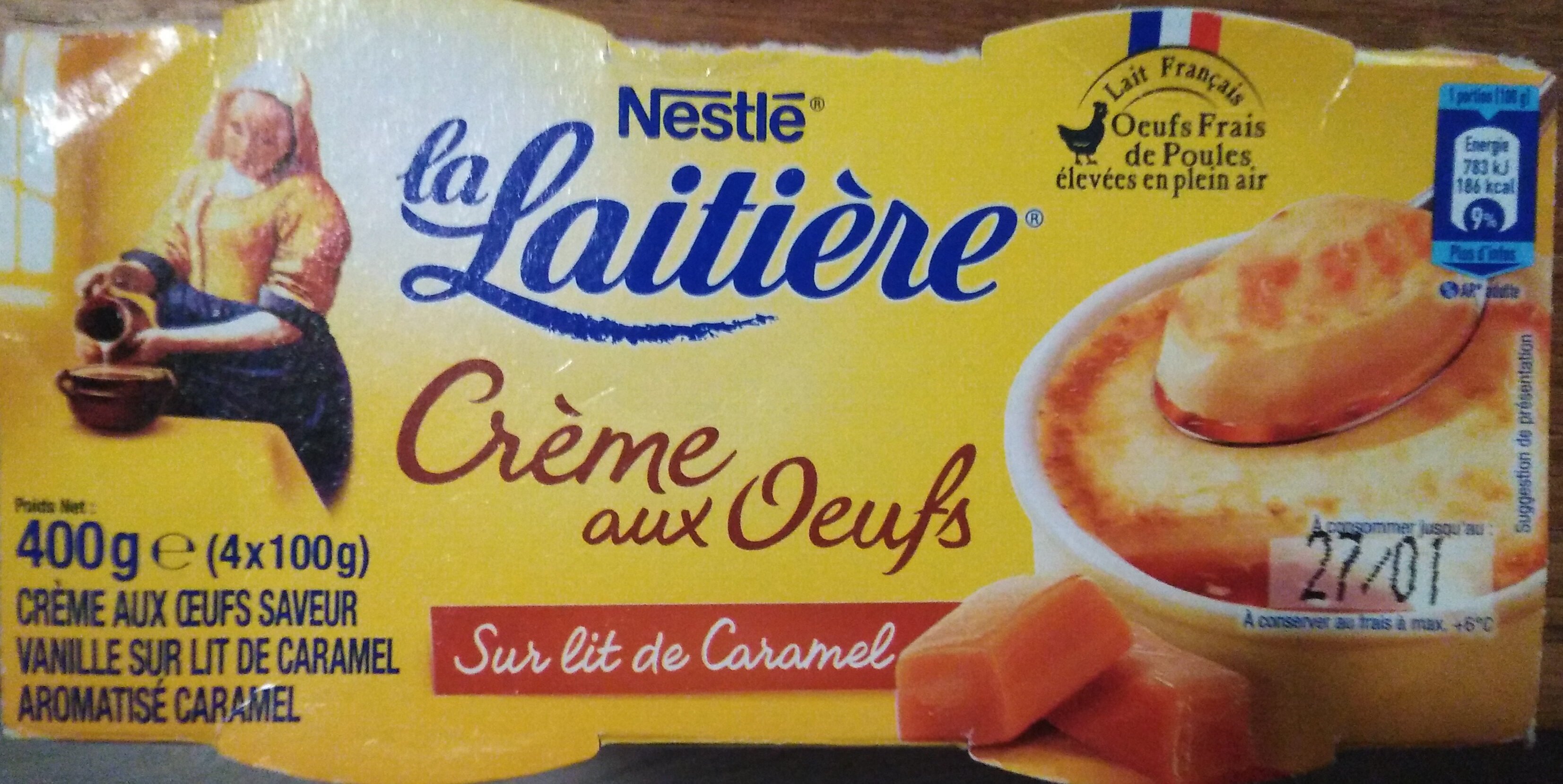 Crème aux oeufs sur lit de caramel - Product - fr