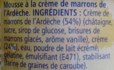 MaronSui's - Ingrediënten - fr