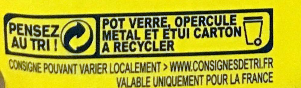 Le yaourt à la Fraise 4 x 125 g - Recycling instructions and/or packaging information - fr