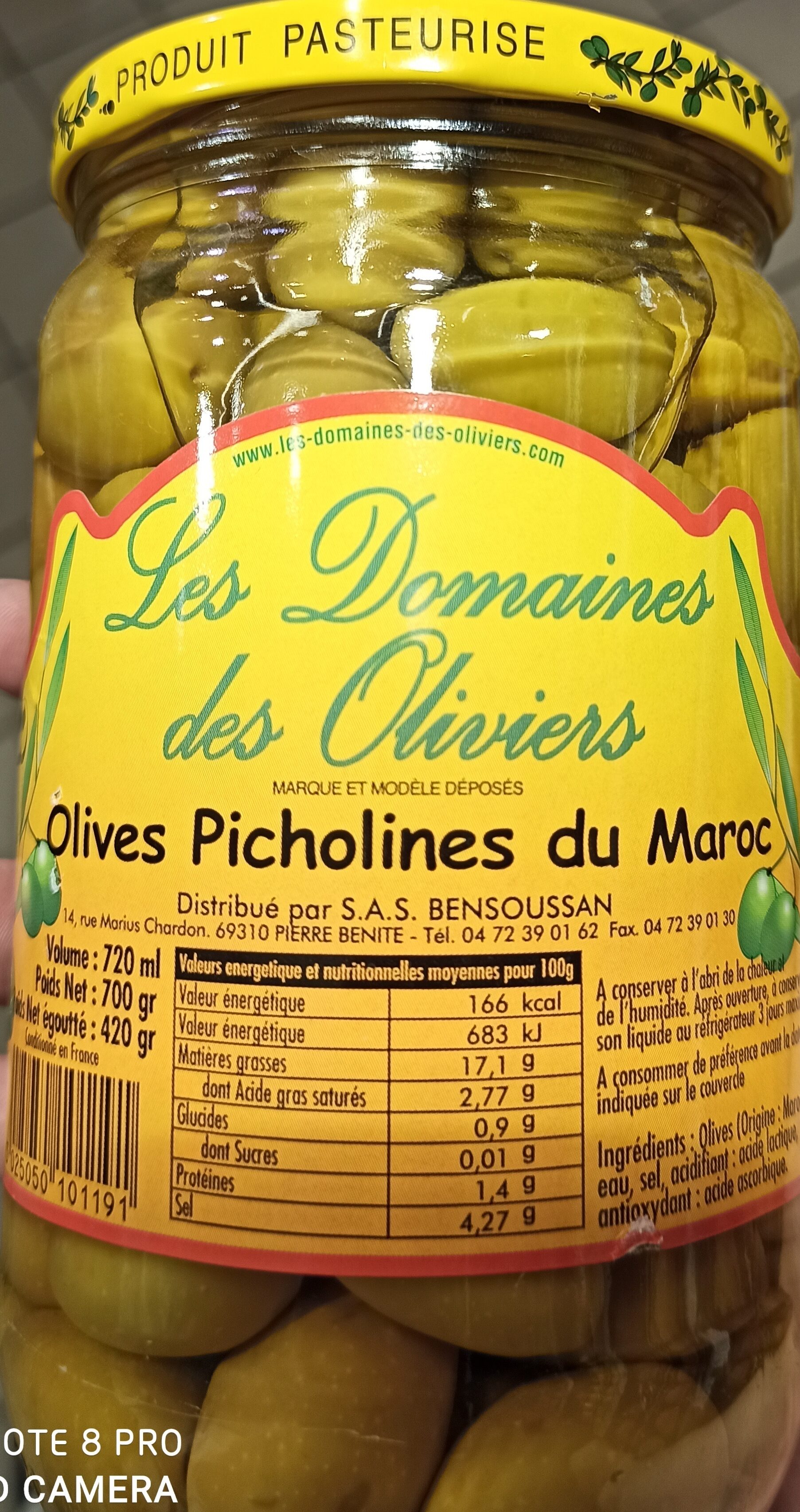 Olives Picholines Du Maroc - Product - fr