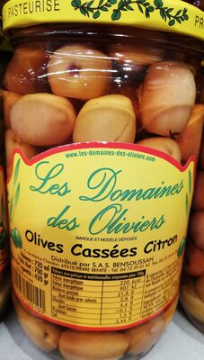Olives Cassées Citron - Product - fr
