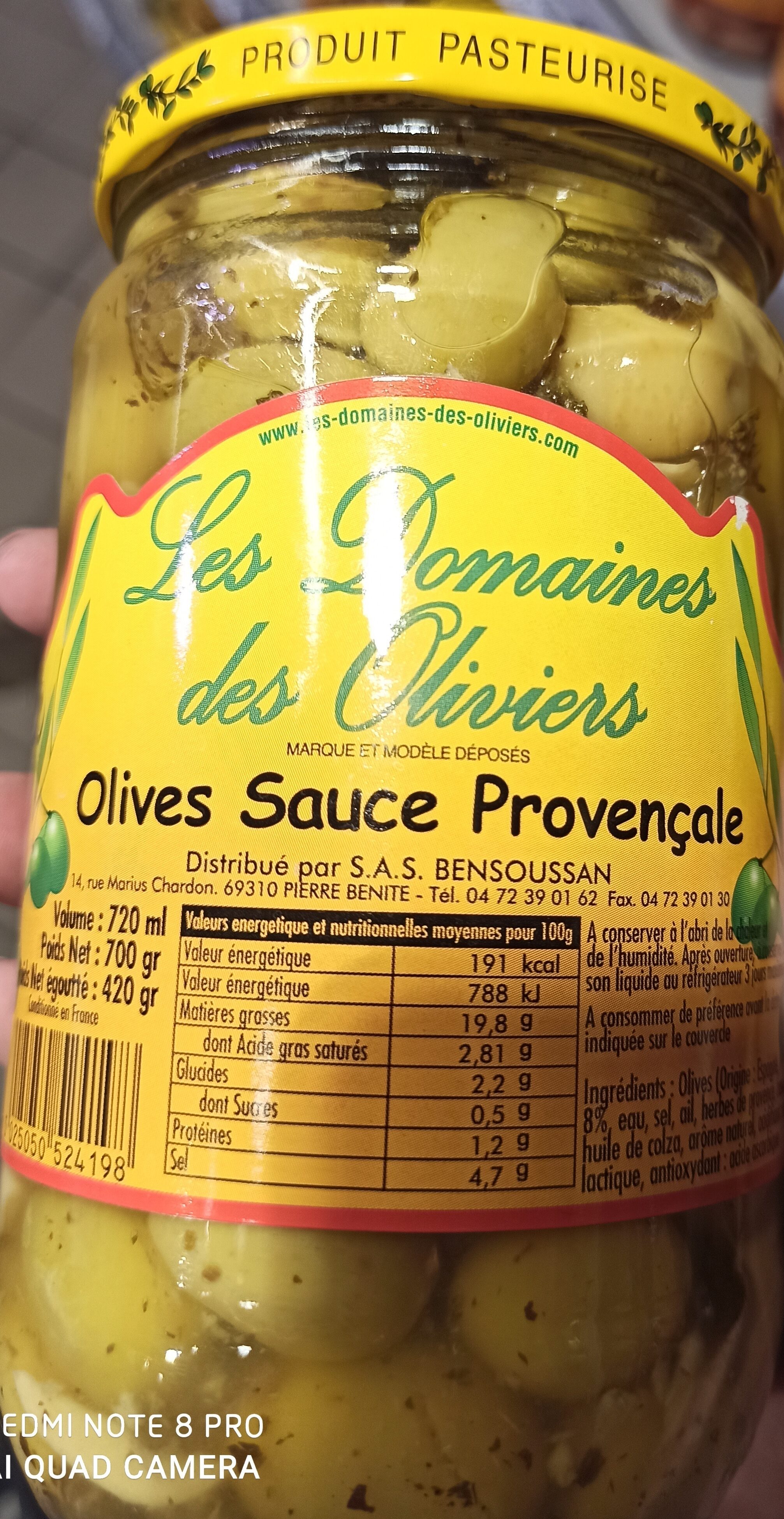 Olives Sauce Provençale - Product - fr