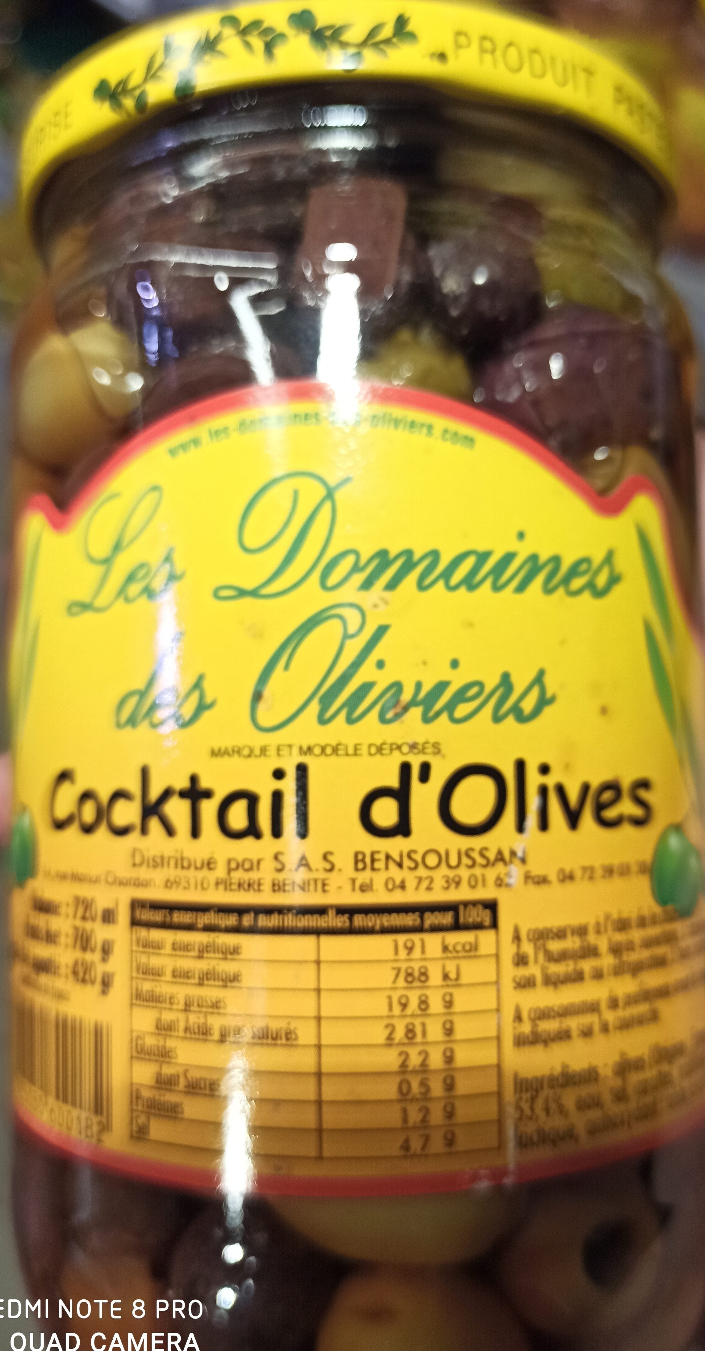 Cocktail d'olives - Product - fr