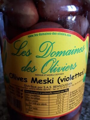 Olives Meski (violettes) - Product - fr