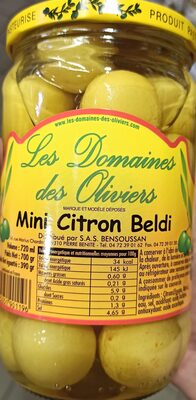 Mini Citron Beldi - Product - fr