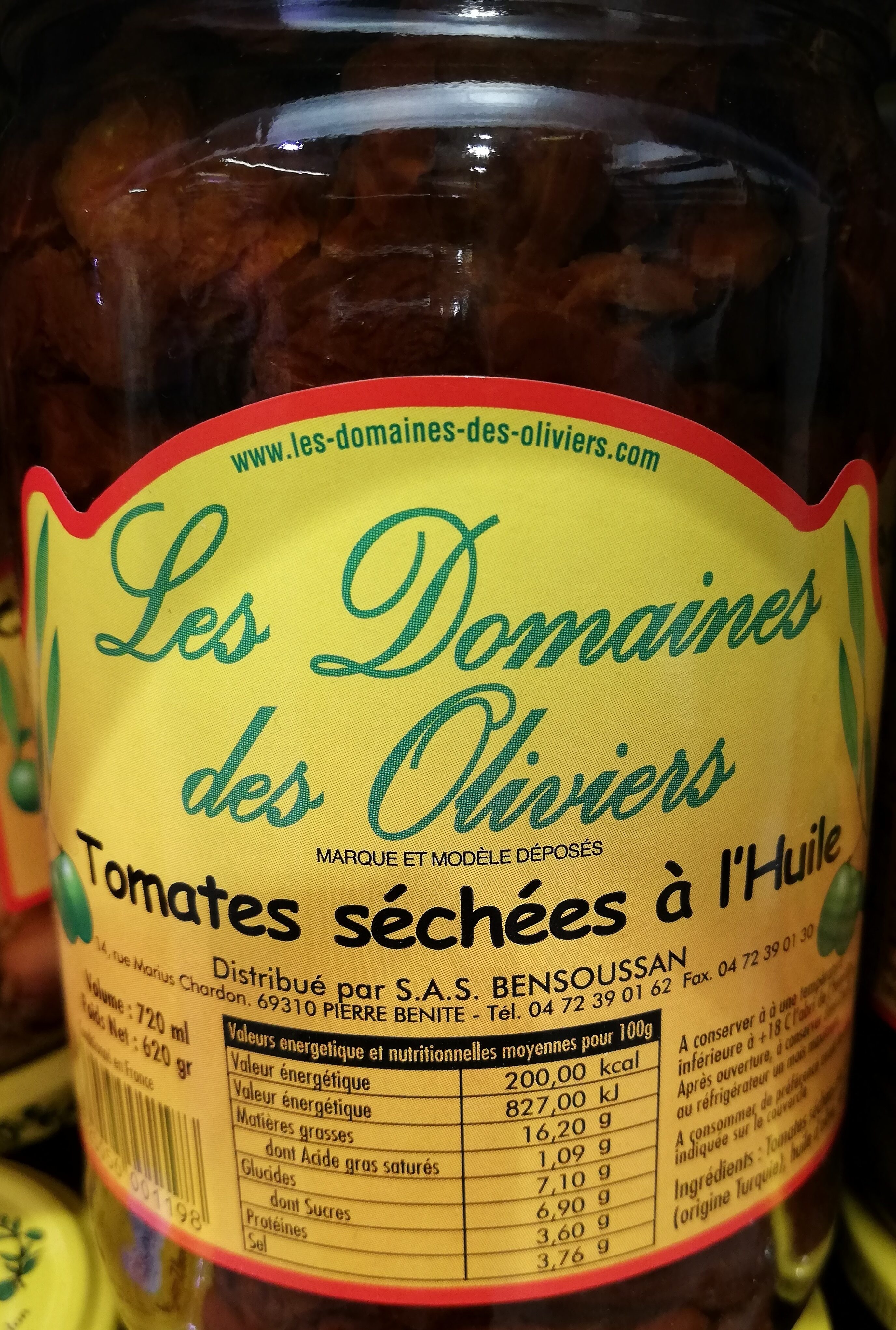 Tomates Séchées Huile D'olive - Product - fr