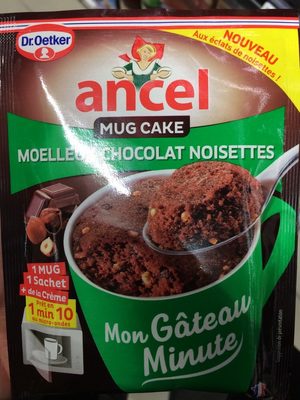 Mon gâteau minute mug cake moelleux chocolat noisettes ANCEL - Producte - fr