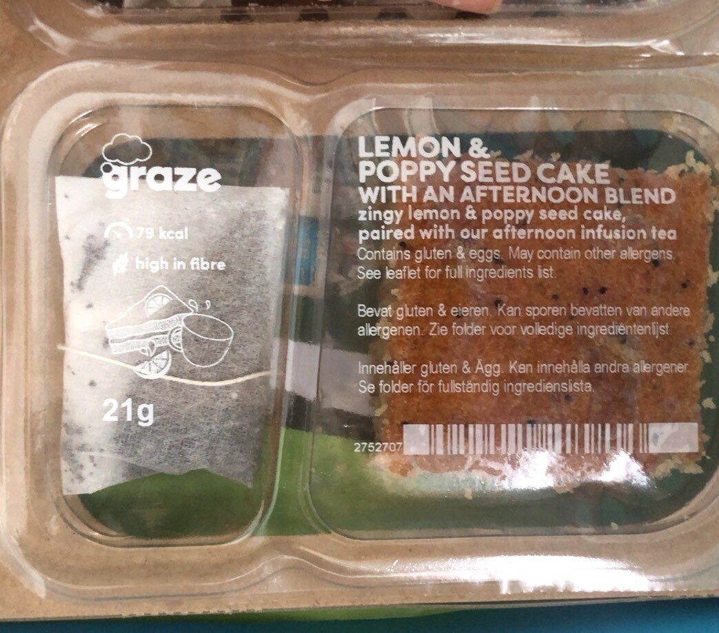 lemon & poppyseed cake - Product