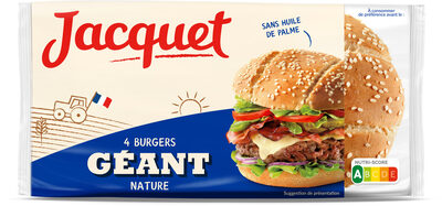 Hamburger Géant Nature X 4 - Product - fr