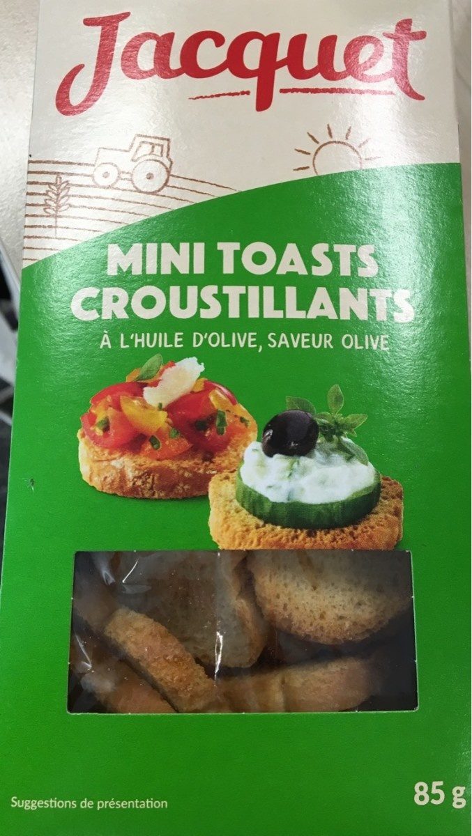 Mini-toasts à l'huile d'olive - Produit