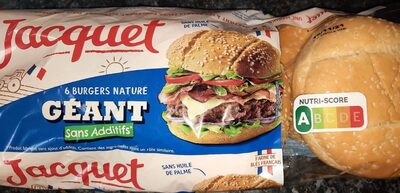 6 burgers nature - Product - fr