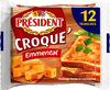 PRESIDENT CROQUE EMMENTAL 12 TRANCHES 200g - Product