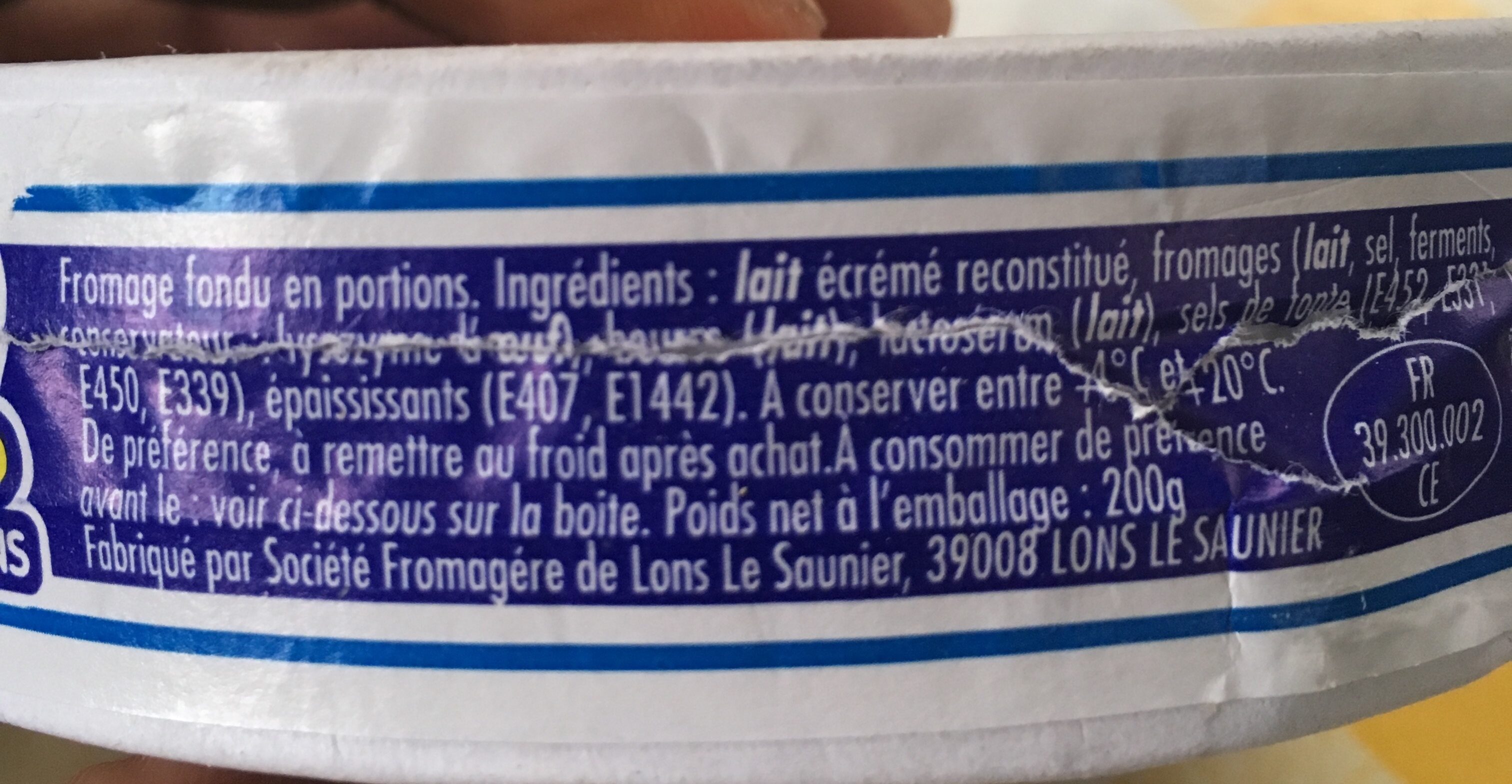 La Bonne Vache - Recycling instructions and/or packaging information - fr
