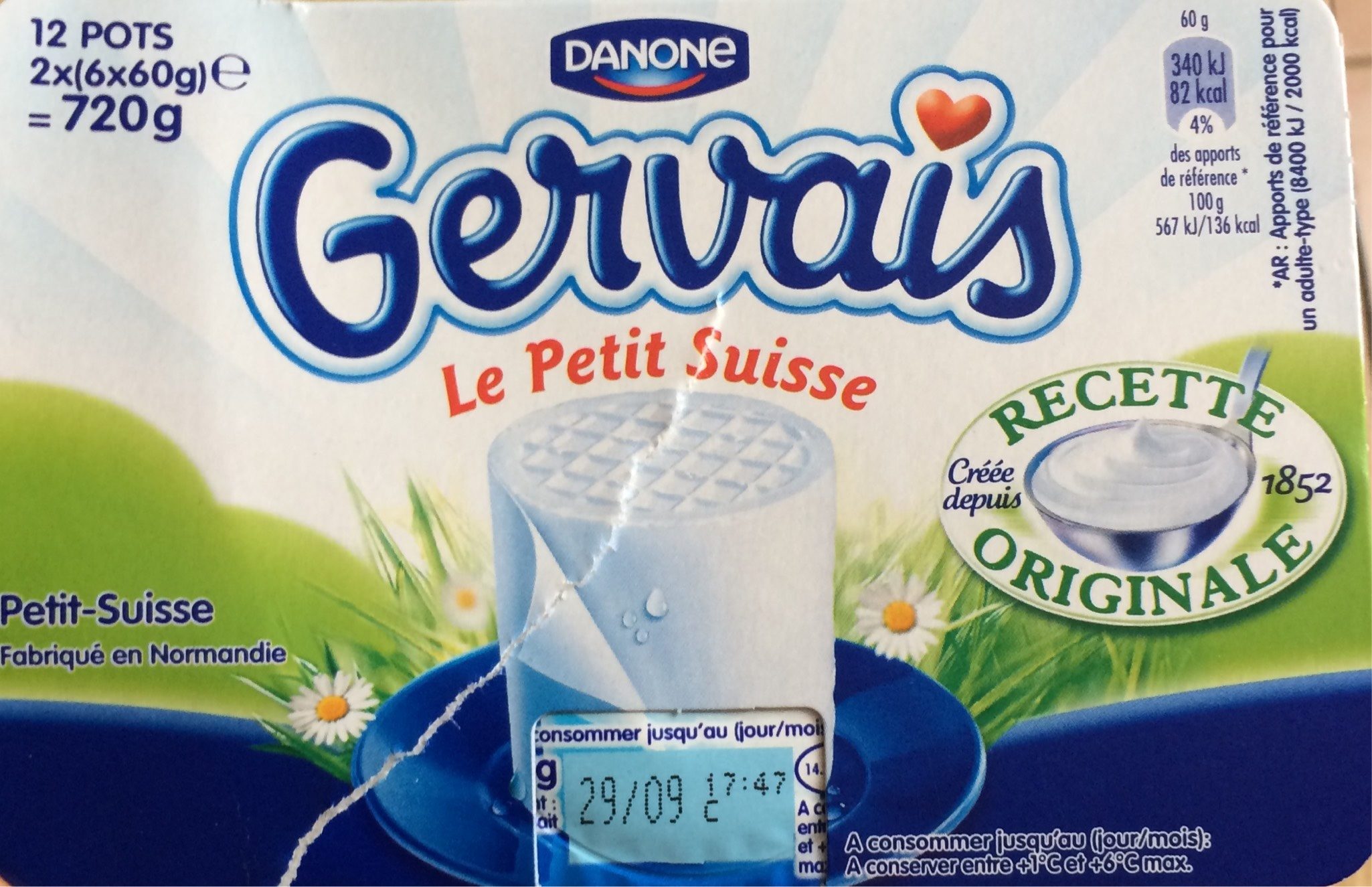 Gervais Le petit Suisse - Produkt - fr