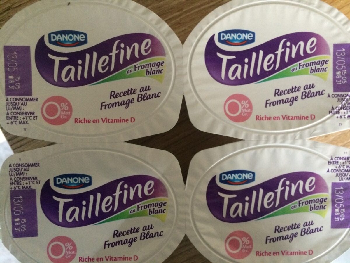Taille fine recette fromage blanc saveur vanille 0% - Produkt - fr