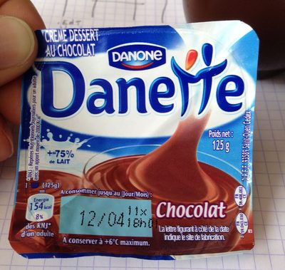 Danette Chocolat - Produit