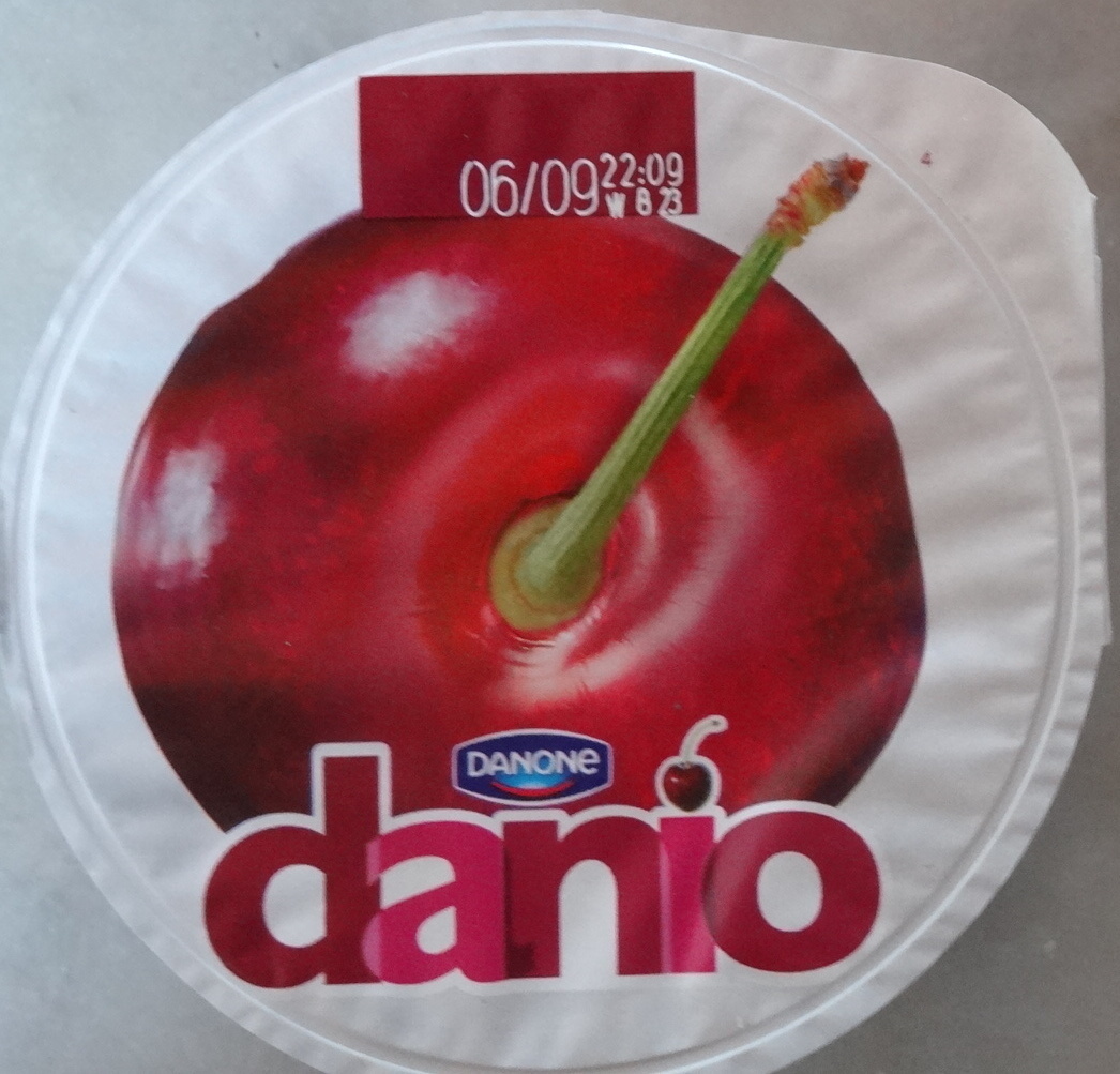 Danio - Spécialité laitière sur lit de cerises sucré - Produit