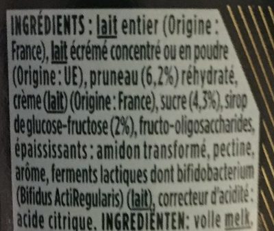 Pruneau - Ingredients - fr
