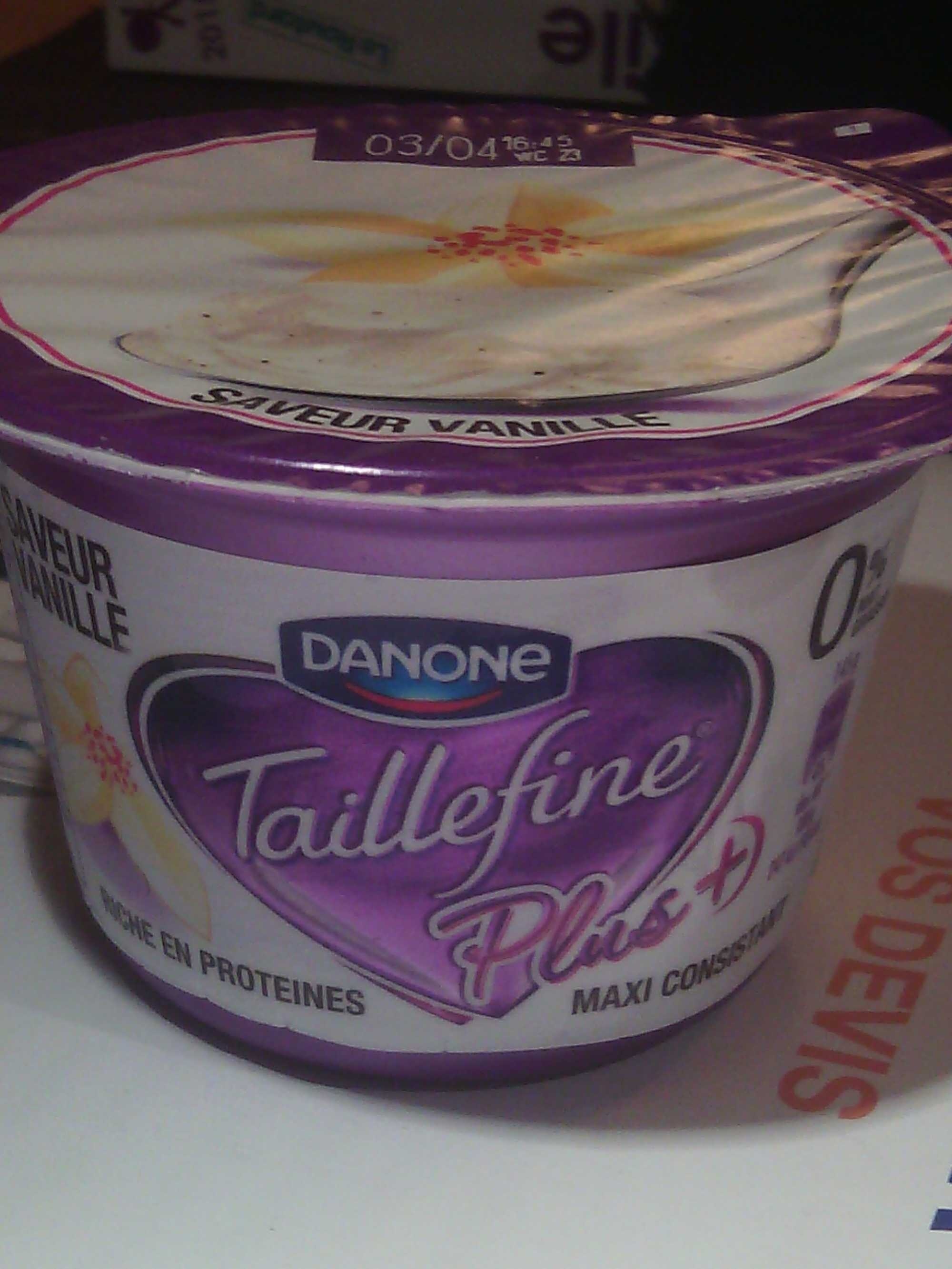 Taillefine Plus Saveur Vanille (0 % MG) - Prodotto - fr