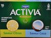 Activia saveur Citron et saveur Coco - Product