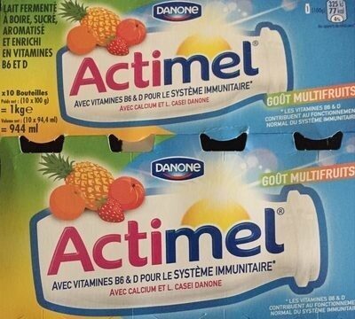 Actimel multifruits - Product - fr