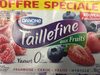 Taillefine au fruits Framboise Cerise Fraise Myrtille (offre spéciale) - Product