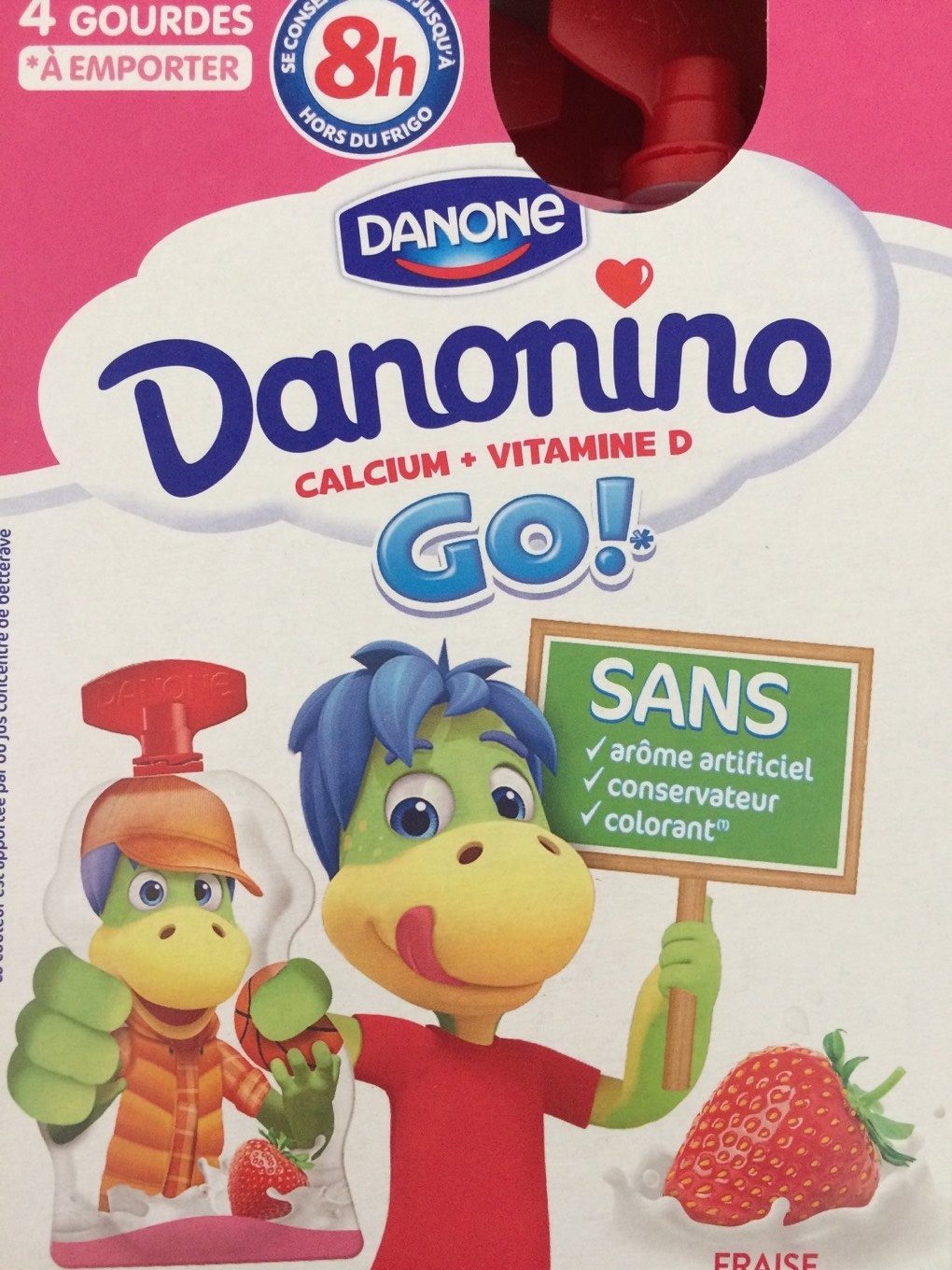 Danonino Go Fraise - Product - fr