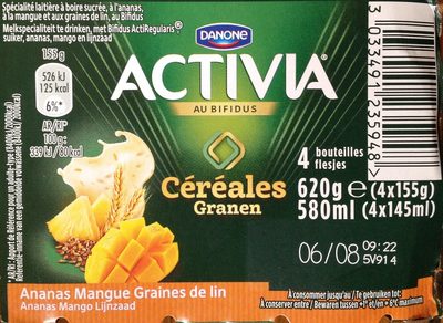 Activia aux Céréales - Product - fr