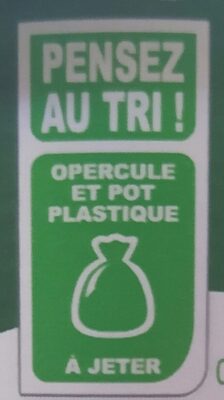 Activia fruits 125 g x 4 mure/framboise - Recycling instructions and/or packaging information - fr