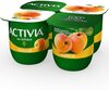 Activia fruits 125 g x 4 abricot - Producte