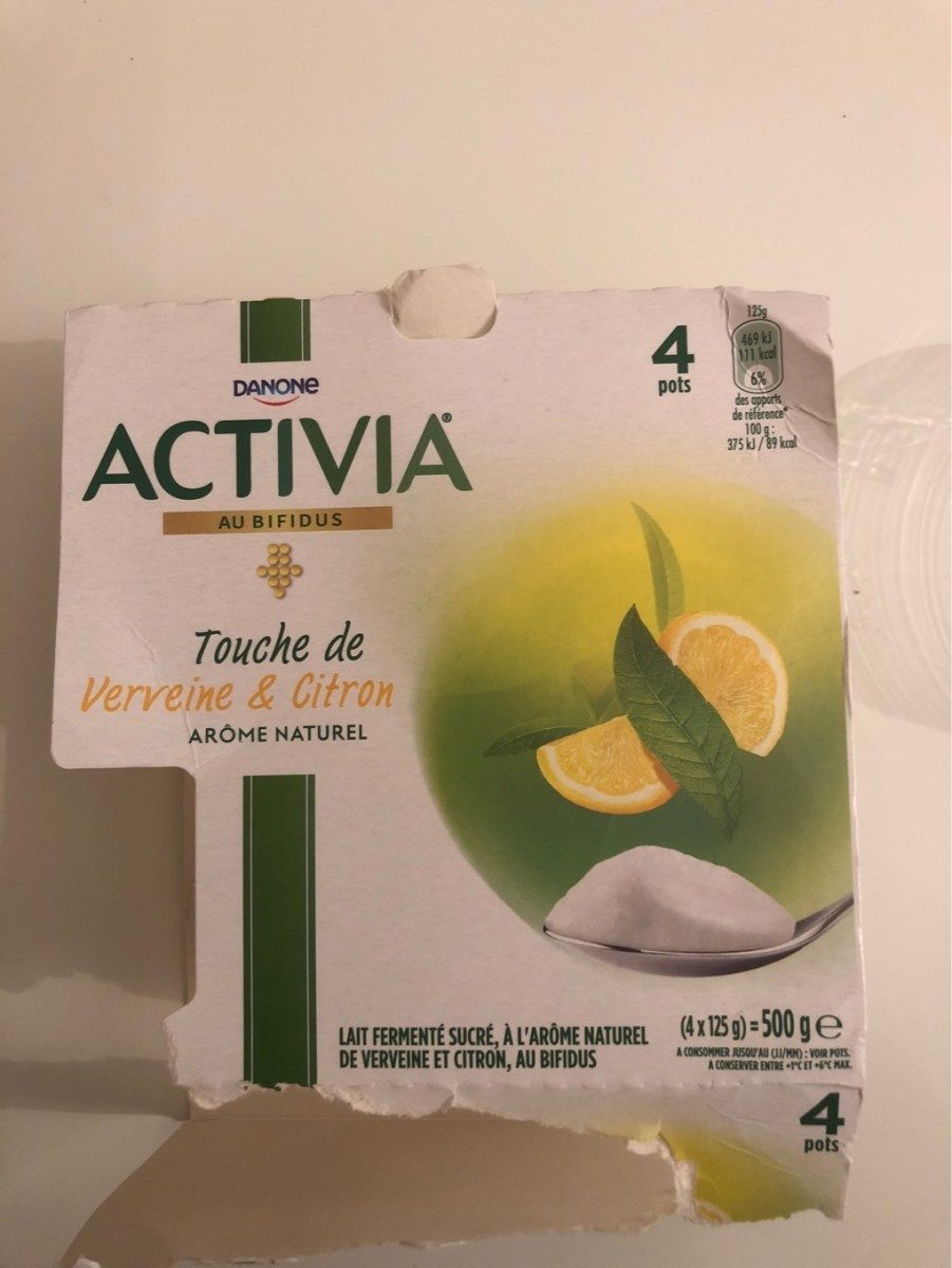 Activia touche citron verveine - Product - fr
