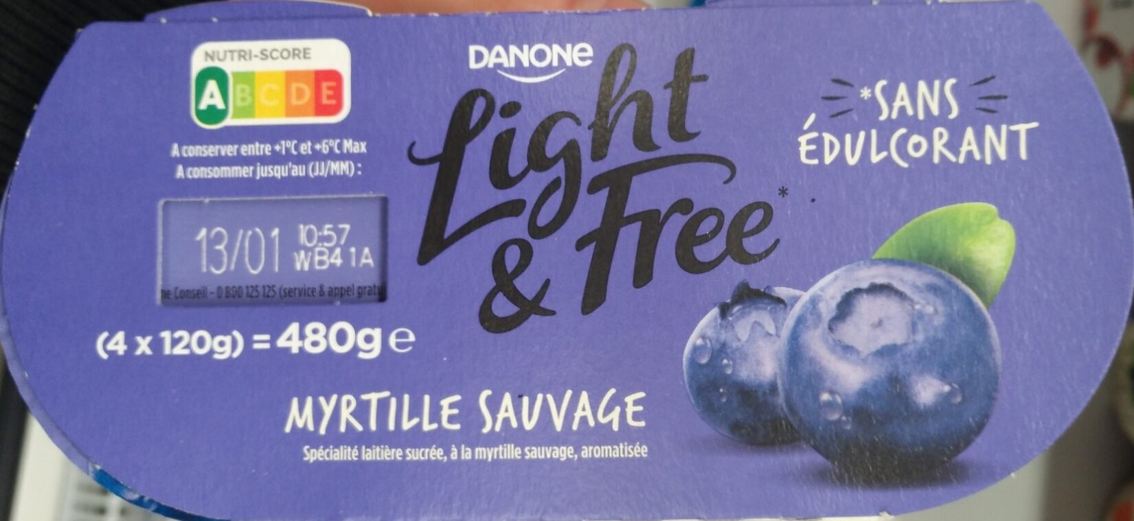 Light & Free Myrtille Sauvage - Prodotto - fr