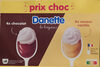 Danette Liégeois 4 chocolat x 100 g + 4 vanille x 100 g - Produit