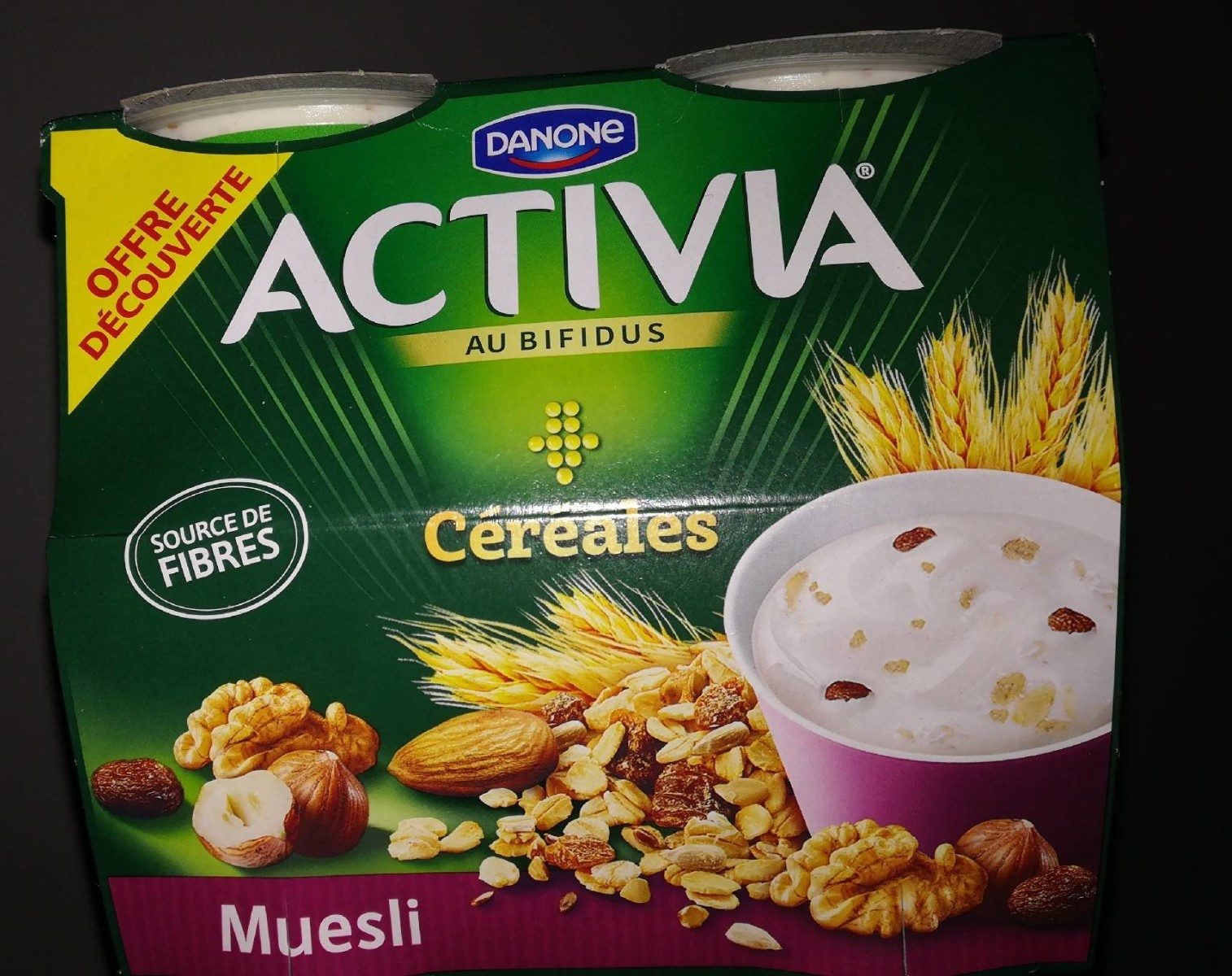 Activia céréales Muesli - 产品 - fr