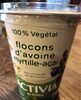 100 % végétal flocons d'avoine myrtille, açaï - Producto