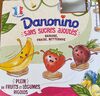 Danonino banane fraise betterave - Produit